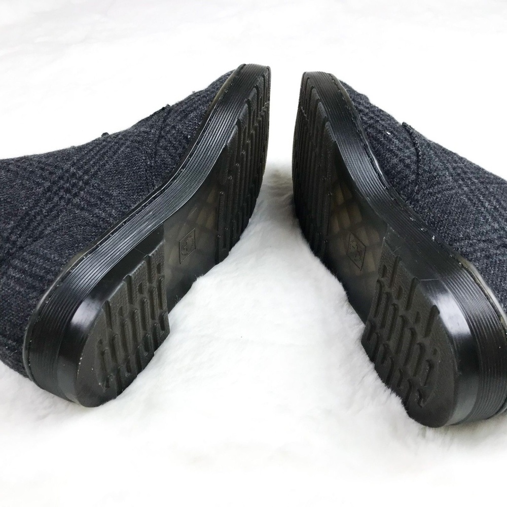 Dr. Martens Men's Gray Grey Felted Wool Boots - Picture 3 of 8